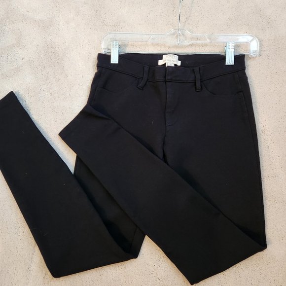 J Crew Gigi Pant, black, size 0 - Picture 2 of 7